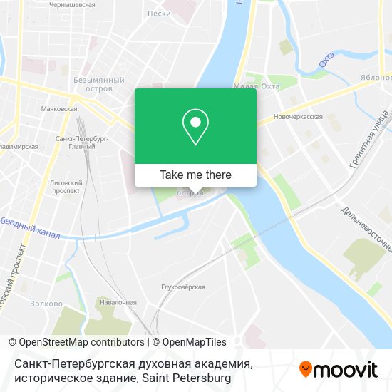 Санкт-Петербургская духовная академия, историческое здание map