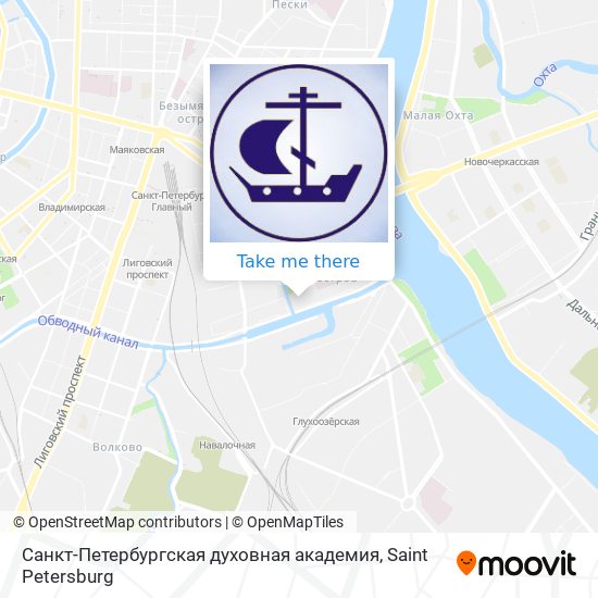 Санкт-Петербургская духовная академия map