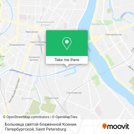 Больница святой блаженной Ксении Петербургской map