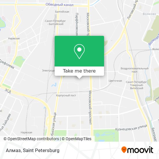 Алмаз map