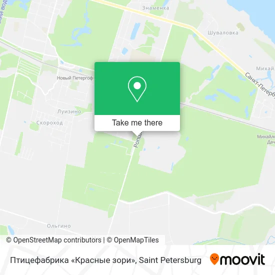 Птицефабрика «Красные зори» map