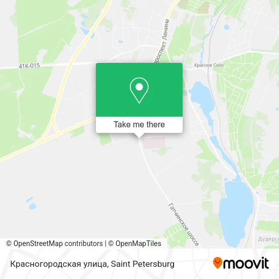 Красногородская улица map