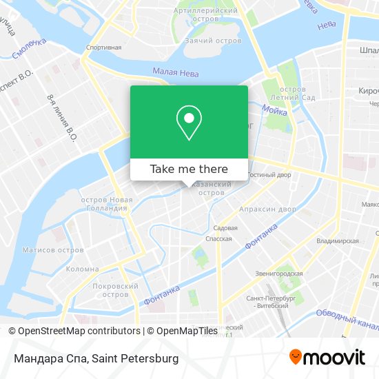 Мандара Спа map