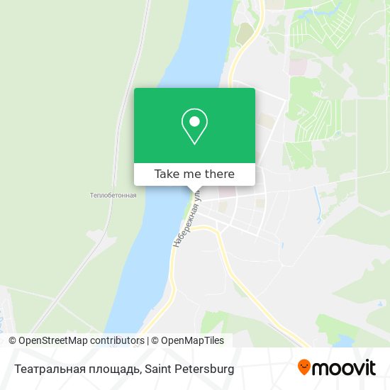 Театральная площадь map