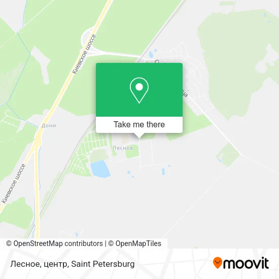 Лесное, центр map
