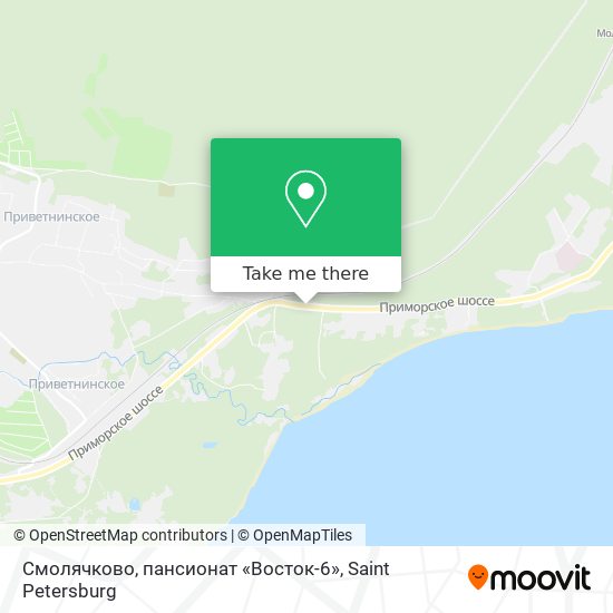 Смолячково, пансионат «Восток-6» map