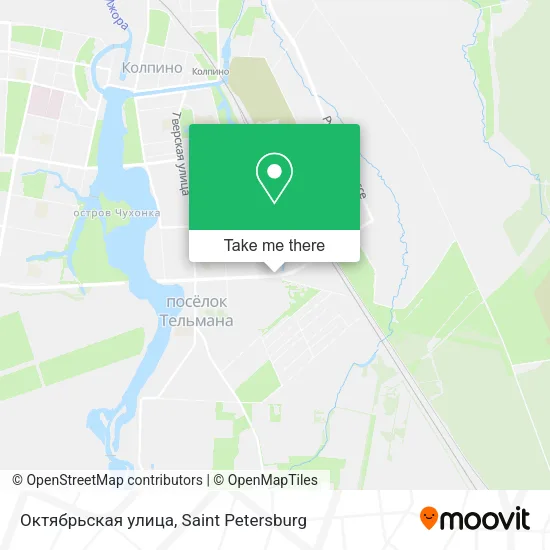 Октябрьская улица map