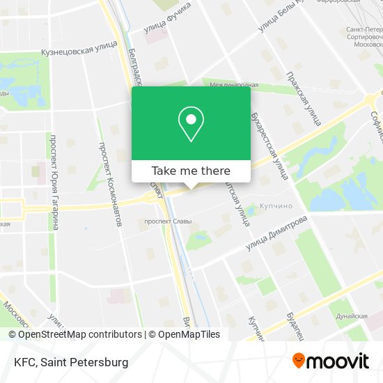 KFC map