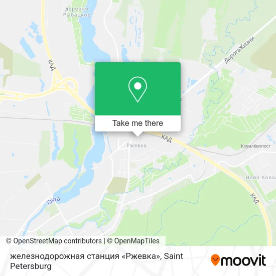 железнодорожная станция «Ржевка» map