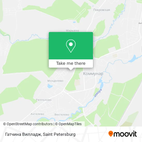 Гатчина Вилладж map