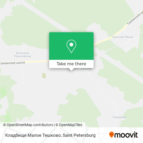 Кладбище Малое Тешково map
