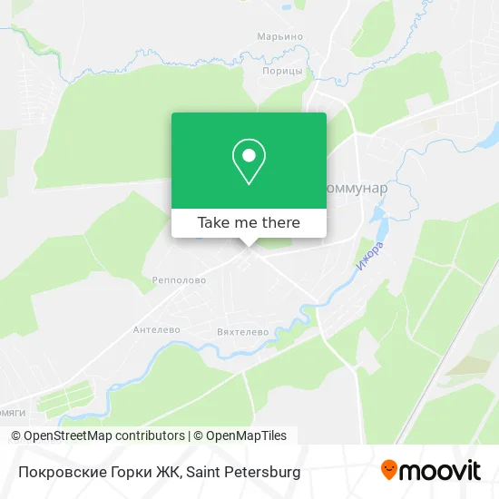Покровские Горки ЖК map