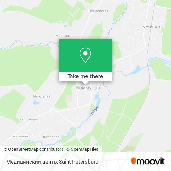 Медицинский центр map