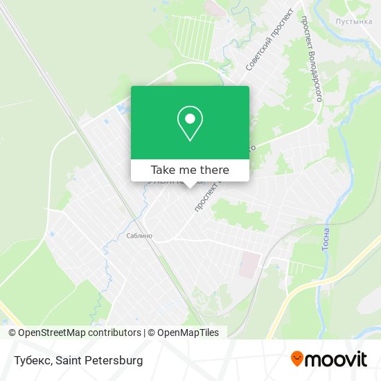 Тубекс map