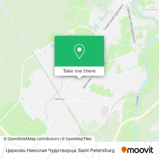 Церковь Николая Чудотворца map