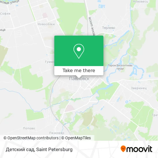 Детский сад map