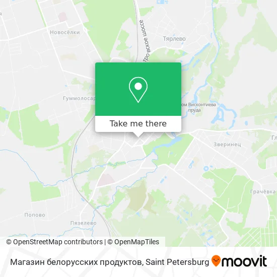 Магазин белорусских продуктов map