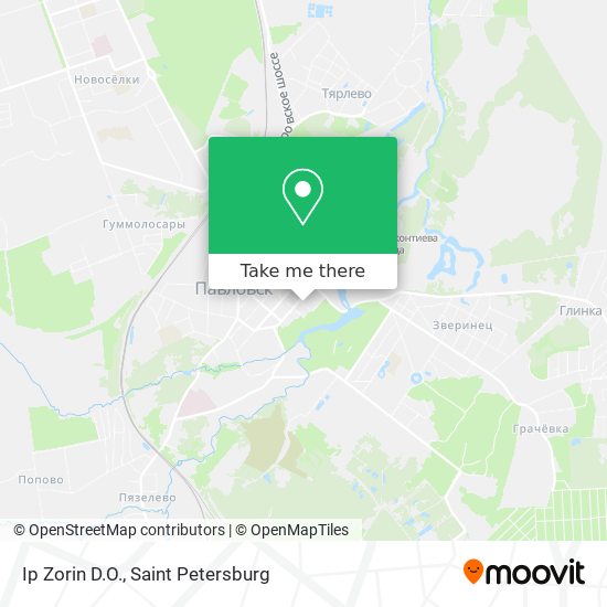 Ip Zorin D.O. map
