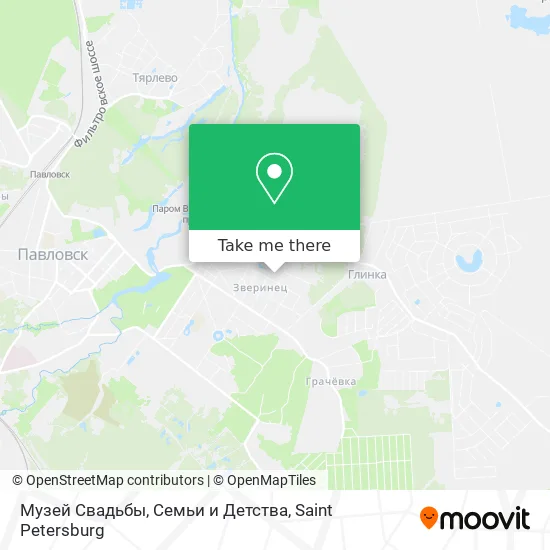 Музей Свадьбы, Семьи и Детства map