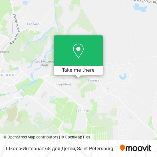 Школа-Интернат 68 для Детей map