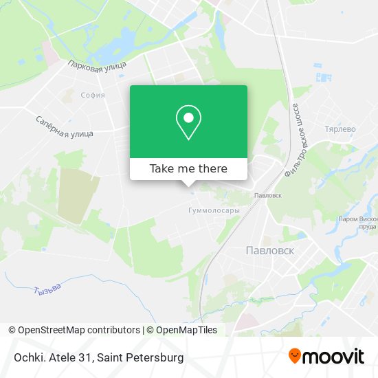 Ochki. Atele 31 map