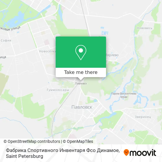 Фабрика Спортивного Инвентаря Фсо Динамоe map
