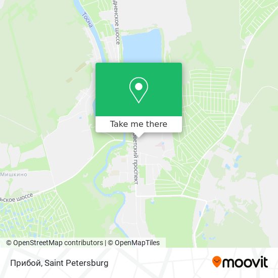 Прибой map