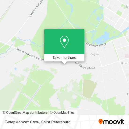 Гипермаркет Слон map