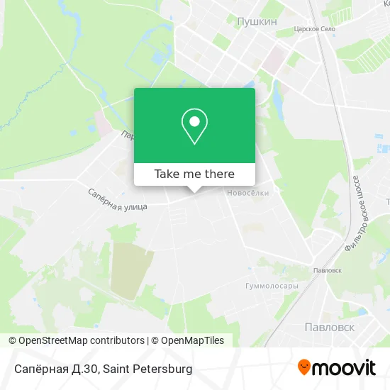 Сапёрная Д.30 map