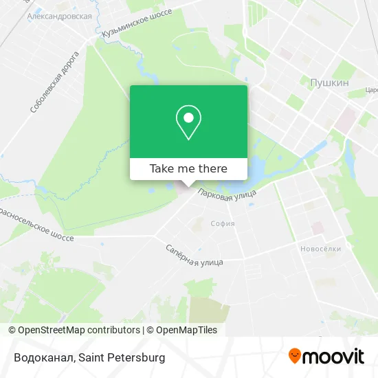 Водоканал map