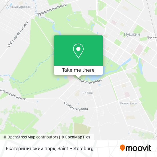 Екатерининский парк map