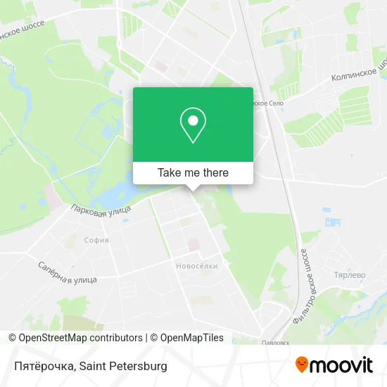 Пятёрочка map