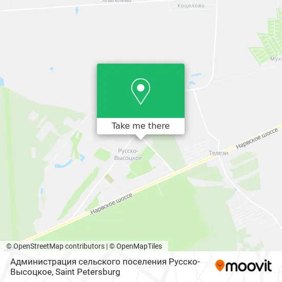Администрация сельского поселения Русско-Высоцкое map