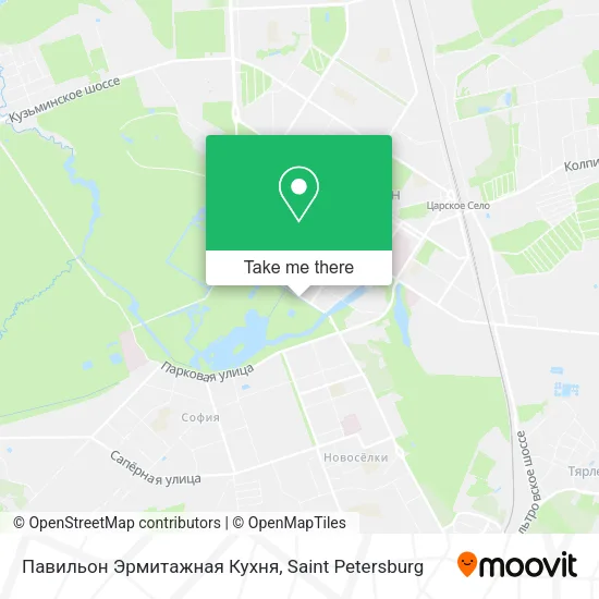 Павильон Эрмитажная Кухня map