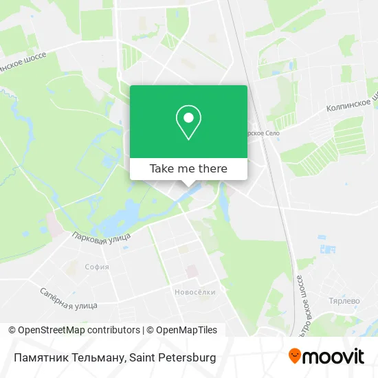 Памятник Тельману map