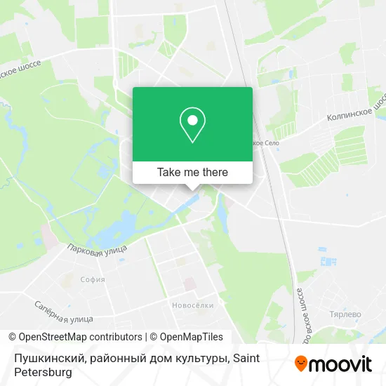 Пушкинский, районный дом культуры map