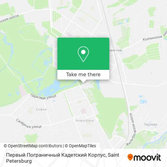 Первый Пограничный Кадетский Корпус map