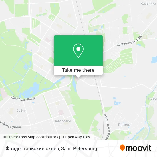 Фридентальский сквер map