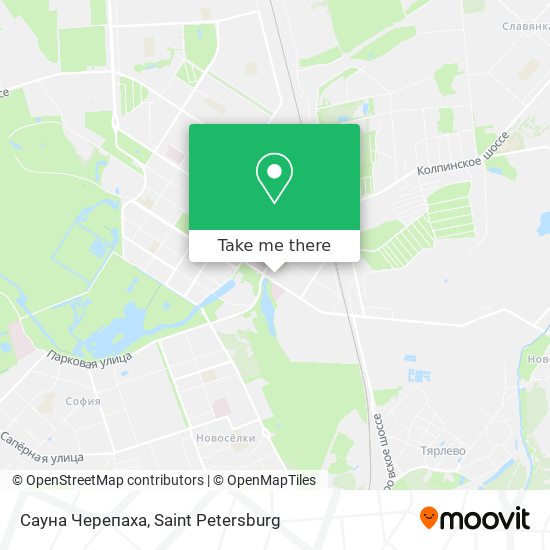Сауна Черепаха map