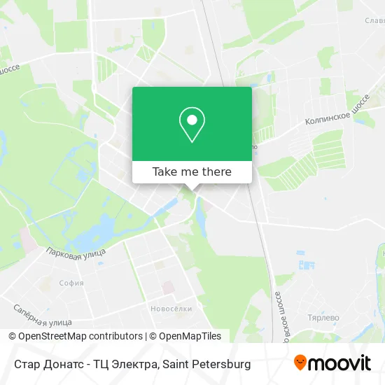 Стар Донатс - ТЦ Электра map