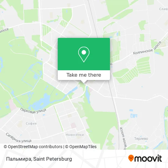 Пальмира map