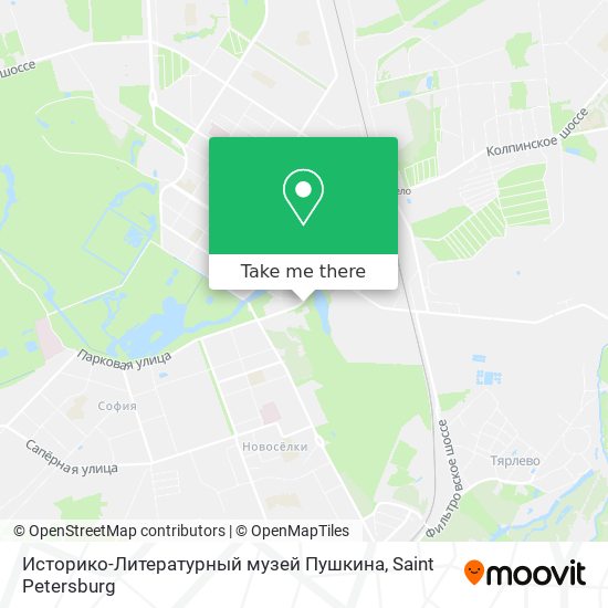 Историко-Литературный музей Пушкина map