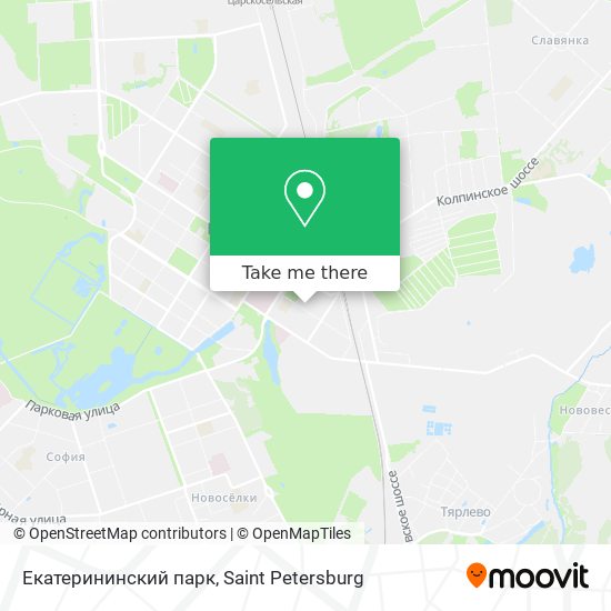 Екатерининский парк map
