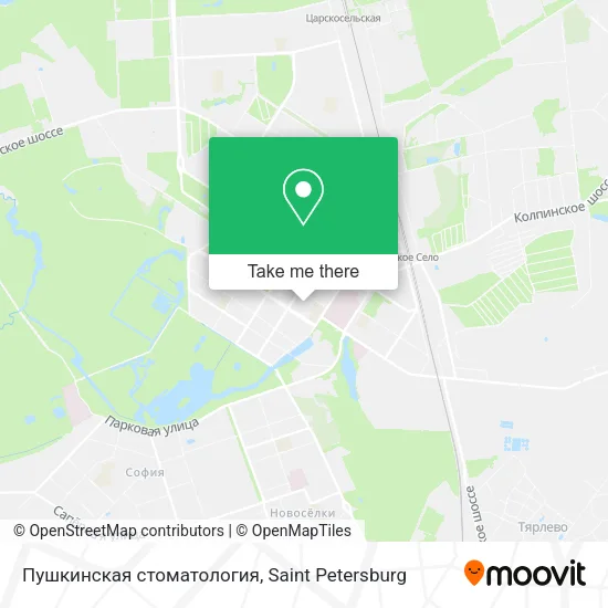 Пушкинская стоматология map