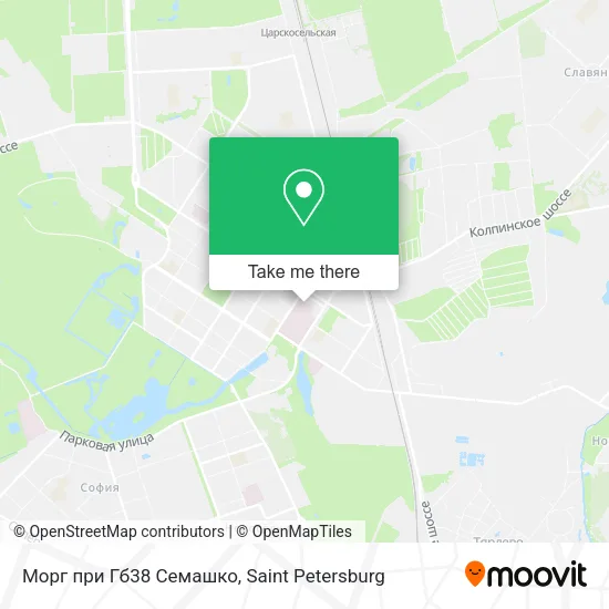 Морг при Гб38 Семашко map