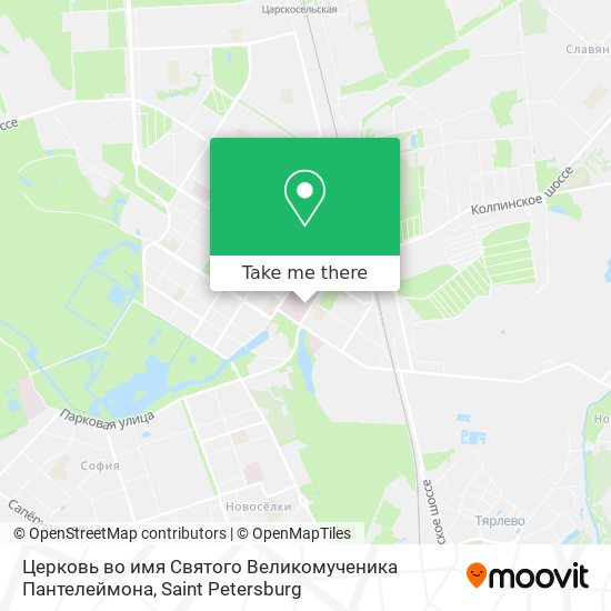 Церковь во имя Святого Великомученика Пантелеймона map