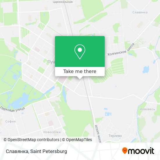 Славянка map