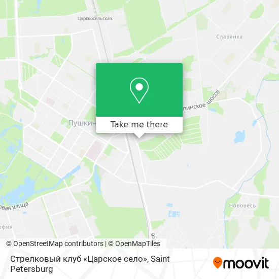 Стрелковый клуб «Царское село» map