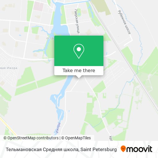 Тельмановская Средняя школа map