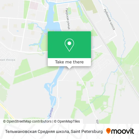 Тельмановская Средняя школа map